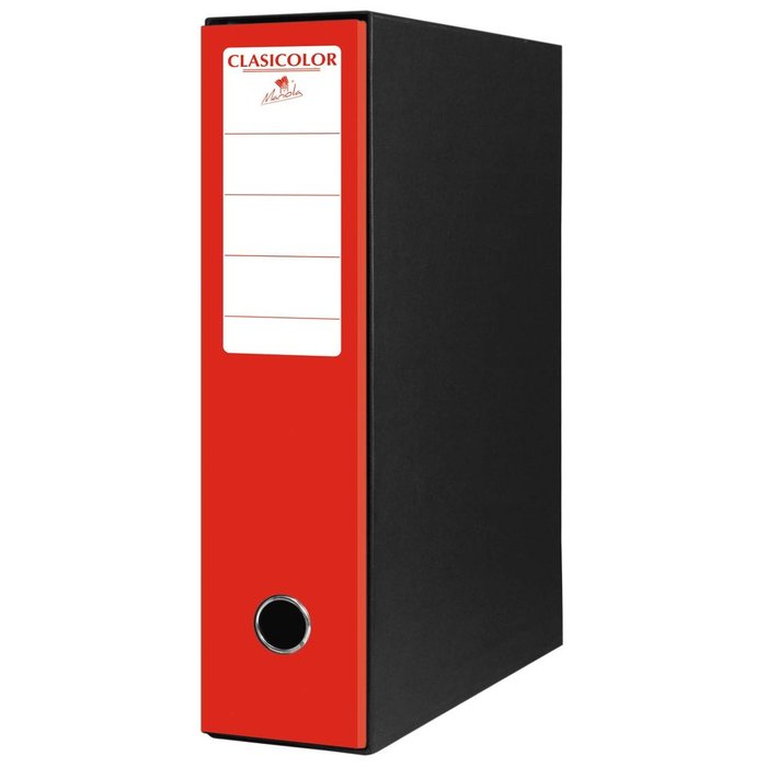 ARCHIVADOR A-Z FOLIO COLOR CON CAJA ROJO | 1 UNIDADES | (MANIPULADOS MARIOLA S,L,) Imagen principal del producto