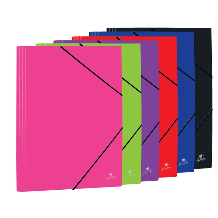 CARPETA POLIPROPILENO FOLIO SOLAPA 6 COLORES VIVOS SURTIDOS | 12 UNIDADES | (MANIPULADOS MARIOLA S,L,) Imagen principal del producto