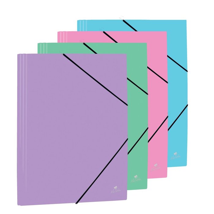 CARPETA POLIPROPILENO FOLIO SOLAPA PASTEL 4 COLORES SURTIDO | 12 UNIDADES | (MANIPULADOS MARIOLA S,L,) Imagen principal del producto