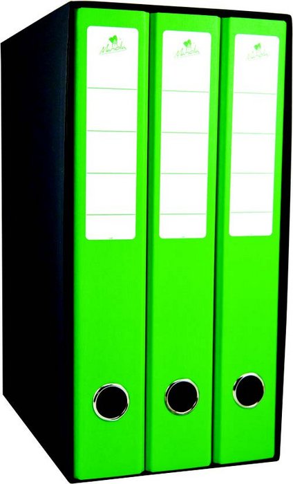 MODULO CARPETA GELTEX 3 ARCHIVADORES VERDE | 1 UNIDADES | (MANIPULADOS MARIOLA S,L,)