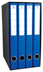 MODULO CARPETA GELTEX 4 ARCHIVADORES AZUL | 1 UNIDADES | (MANIPULADOS MARIOLA S,L,)