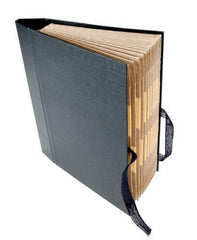 CARPETA FUELLE FOLIO GELTEX ACORDEON 1-31 NEGRO MATE | 1 UNIDADES | (MANIPULADOS MARIOLA S,L,)
