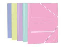 CARPETA FOLIO SOLAPA COLORES PASTELES SURTIDOS | 20 UNIDADES | (MANIPULADOS MARIOLA S,L,) Imagen principal del producto