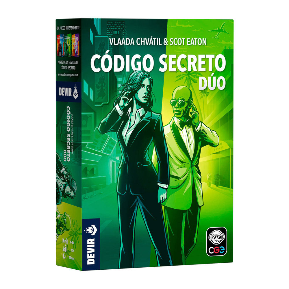 JUEGO DE MESA CODIGO SECRETO DUO | DEVIR GAMES | 1 UNIDAD | 8436017228878