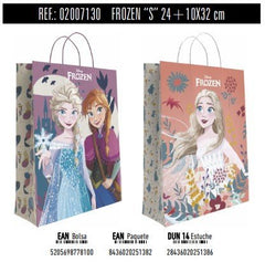 BOLSA REGALO PAPEL FROZEN DISNEY 10X24X32 ASA RETORCIDA SUR | ANDINA | 1 UNIDAD | 8436020251382