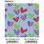 Papel regalo bobina 31 cm corazones colores Andina