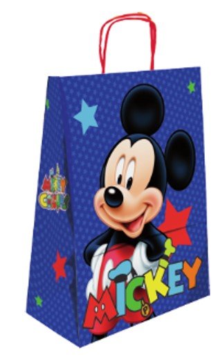 BOLSA INFANTIL MICKEY L 32+14X40 PAQUETE DE 25 UNIDADES | ANDINA | ENVASE 25 UDS. UNIDAD | 8436020258282 Imagen principal del producto