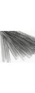 Espiral Metálica 5.1 mm Plata DHP Pack 100