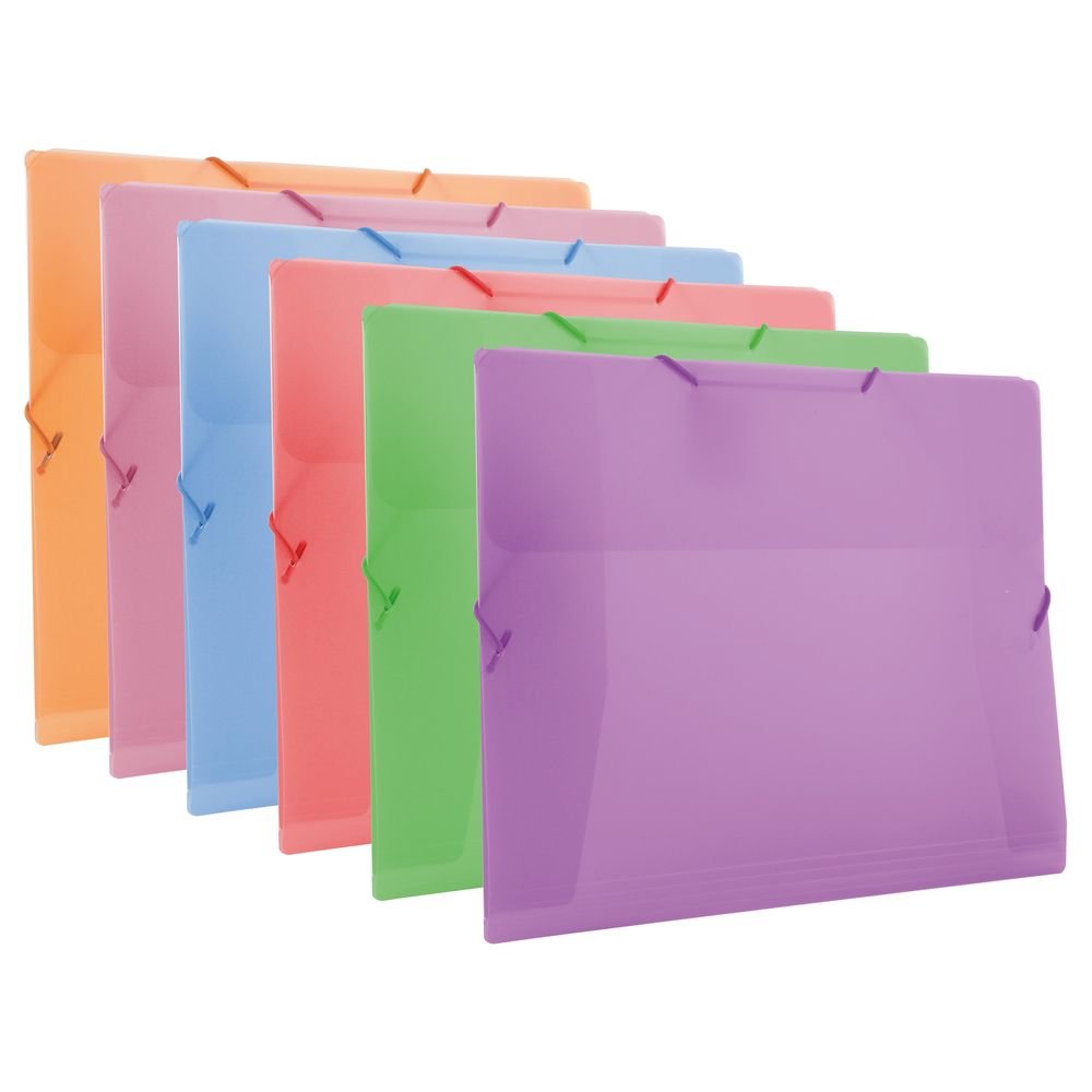 Carpeta Gomas y Solapas A4 PP Violeta DHP Básico