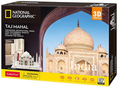 PUZZLE 3D NATIONAL GEOGRAPHIC TAJ MAHAL | PUZZLES 3D CUBIC FUN | 1 UNIDAD | 8436536809893