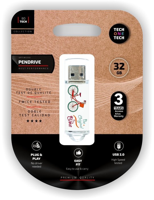Pendrive Be Bike 32 Gb TECH ONE TECH