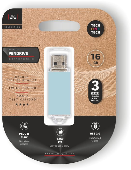 Pendrive Basic Blue Sky 16 GB TECH ONE TECH