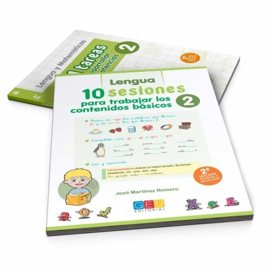 PACK 2º EP LENGUA Y MATES Y ORGANIZADOR DE REGALO | AA,VV | GEU | 8436548132453 Imagen principal del producto