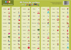 LAMINA MI LISTA DE VERBOS CON PICTOGRAMAS A3 | AA,VV | GEU | 8436548137274