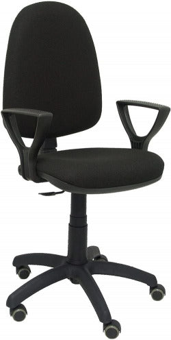 Silla de oficina negra con ruedas PIQUERAS Y CRESPO