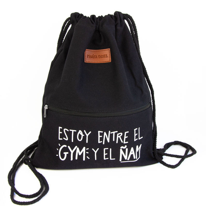 MOCHILA SACO DE CUERDAS GYM ÑAM | PEDRITA PARKER