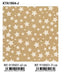 Papel regalo bobina kraft con estrellas azules ANDINA 62 cm