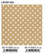 PAPEL REGALO BOBINA KRAFT 31CM LUNARES BLANCOS LN1501-KA | ANDINA | 1 UNIDAD | 8436557052056