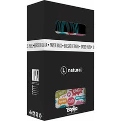 BOLSA PAPEL DECORADA SURTIDA 12X37 TODO AÑO | ANDINA | ENVASE 24 UDS. UNIDAD | 48436557053792