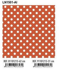 PAPEL REGALO BOBINA 31CM TODO TIEMPO LN1501-AI PUNTOS ROJOS | ANDINA | 1 UNIDAD | 8436557054234