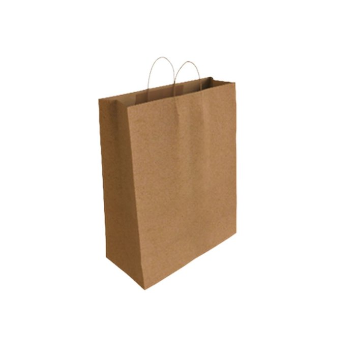 BOLSA KRAFT XL LISO 40X18X46 | ANDINA | ENVASE 200 UDS. UNIDAD | 8436557058294