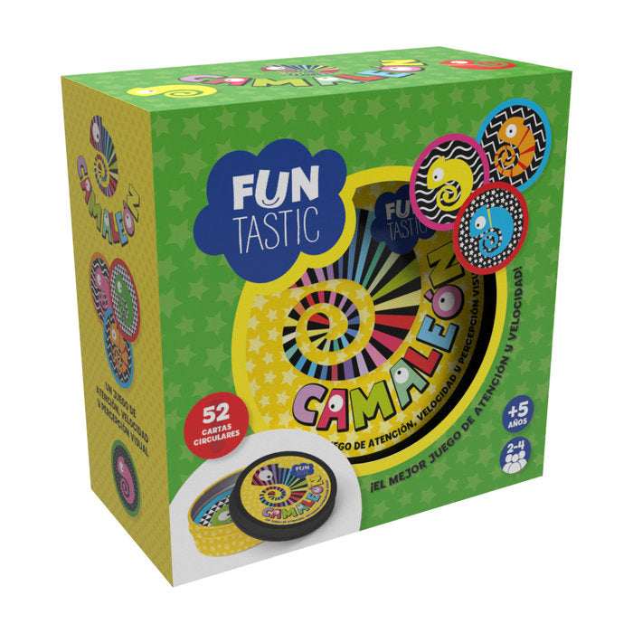 CARTAS REDONDAS FUNTASTIC - CAMALEON CON CAJA | FUNTASTIC IMAGILAND | 1 UNIDAD | 8436557974433 Imagen principal del producto