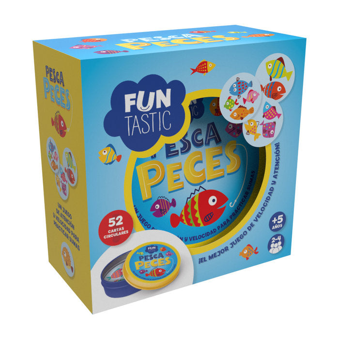 CARTAS REDONDAS FUNTASTIC - PESCA PECES CON CAJA | FUNTASTIC IMAGILAND | 1 UNIDAD | 8436557974464 Imagen principal del producto