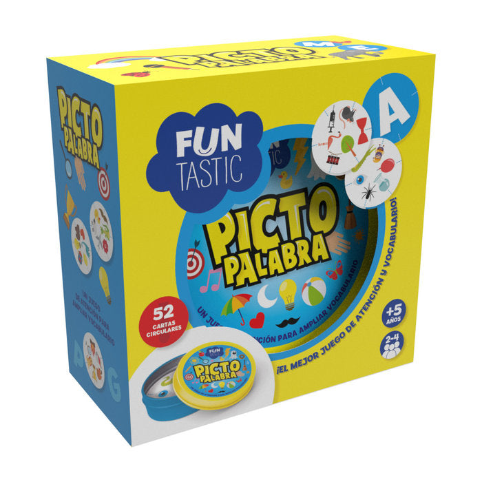 CARTAS REDONDAS FUNTASTIC - PICTO PALABRA CON CAJA | FUNTASTIC IMAGILAND | 1 UNIDAD | 8436557974471