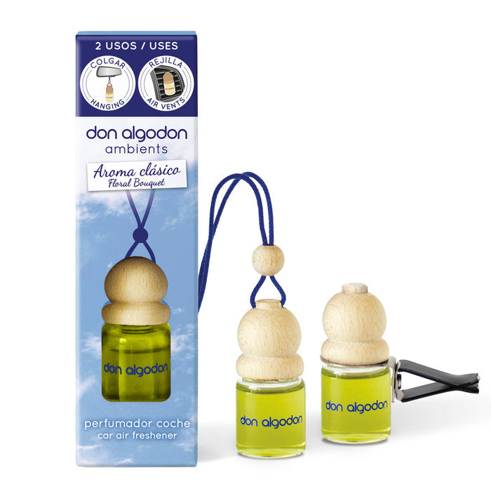 AMBIENTADOR COCHE DON ALGODON CLASICO 6,5ML | DON ALGODON | ENVASE 12 UDS. UNIDAD | 28436559711559 Imagen principal del producto