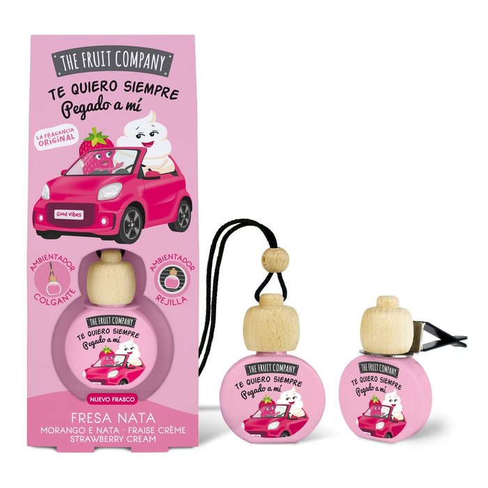 AMBIENTADOR COCHE COLGANTE CON PINZA FRESA NATA TFC | THE FRUIT COMPANY | 1 UNIDAD | 8436559712248 Imagen principal del producto