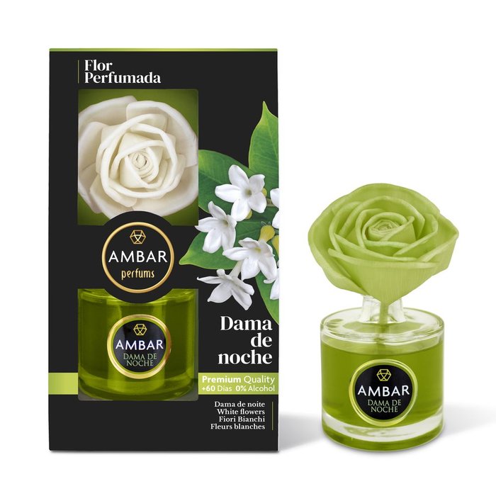 FLOR DIFUSORA AMBAR DAMA DE NOCHE 75ML | AMBAR | 1 UNIDAD | 8436559713139