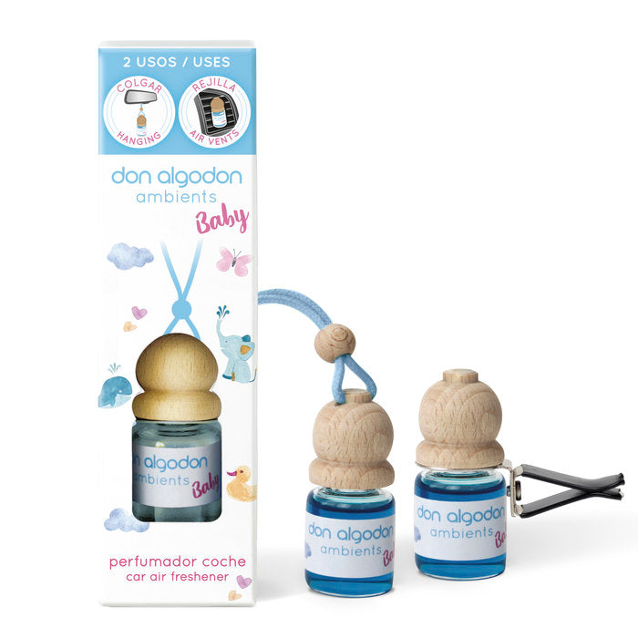AMBIENTADOR COCHE DON ALGODON BABY 6,5ML | DON ALGODON | ENVASE 12 UDS. UNIDAD | 28436559714031