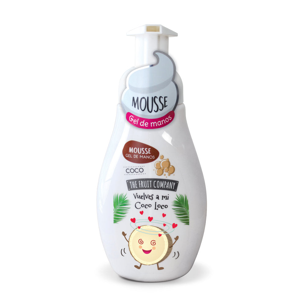 Expositor 8 Jabón Mousse Coco 250 ml THE FRUIT COMPANY