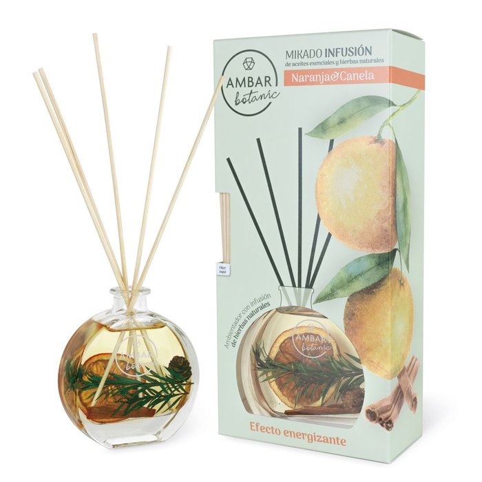 MIKADO INFUSION CANELA NARANJA AMBAR BOTANIC 75ML | AMBAR | 1 UNIDAD | 8436559715133