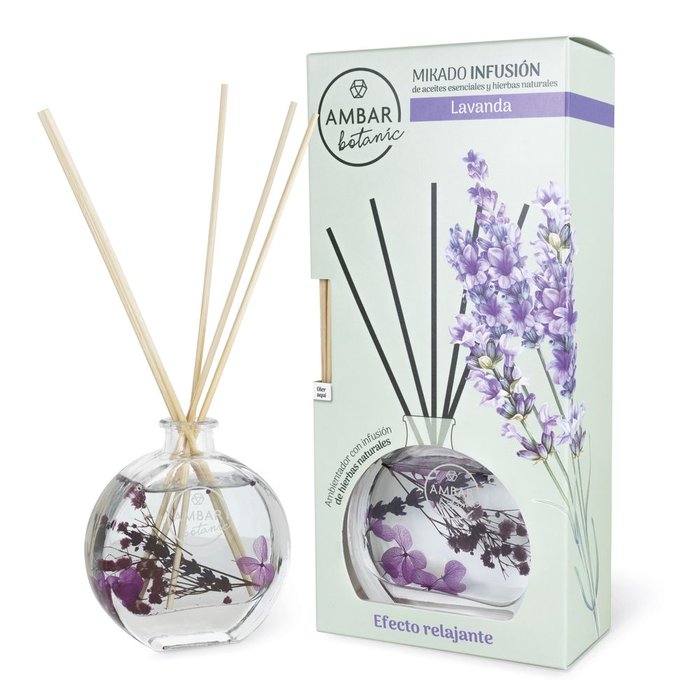 MIKADO INFUSION LAVANDA AMBAR BOTANIC 75ML | AMBAR | 1 UNIDAD | 8436559715140 Imagen principal del producto