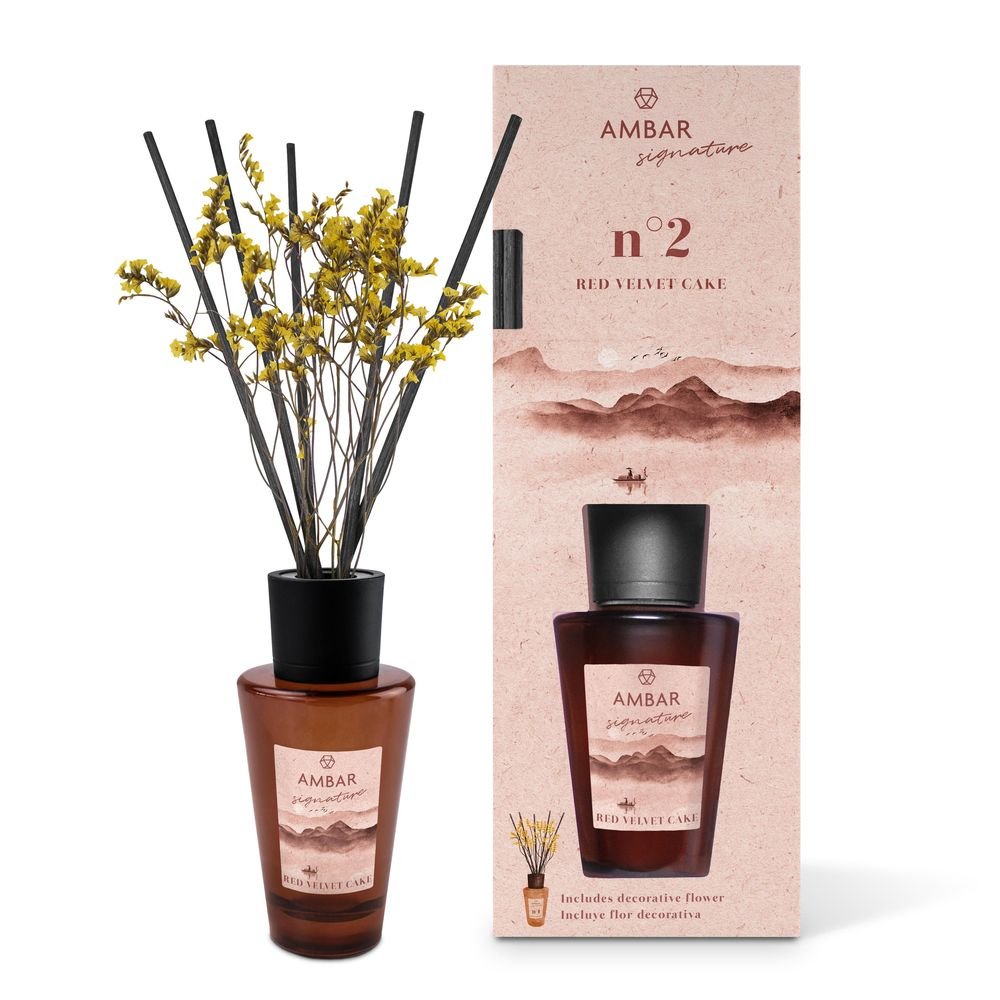 Mikado Signature Pastel Rojo 85 ml AMBAR