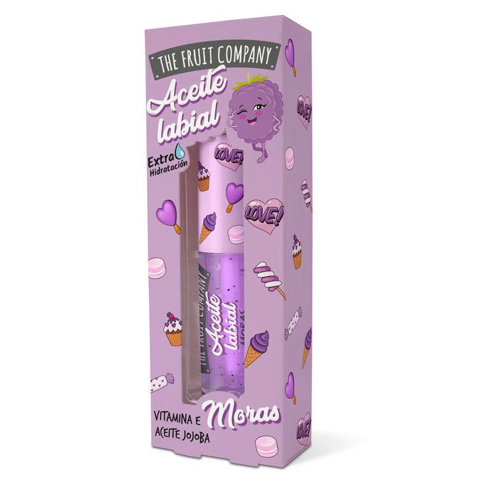 ACEITE LABIAL MORAS 3,6 ML | THE FRUIT COMPANY | ENVASE 18 UDS. UNIDAD | 28436559718114 Imagen principal del producto