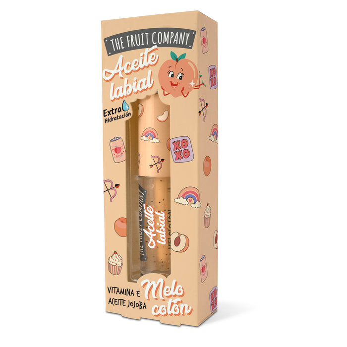 ACEITE LABIAL MELOCOTON 3,6 ML | THE FRUIT COMPANY | ENVASE 18 UDS. UNIDAD | 28436559718121