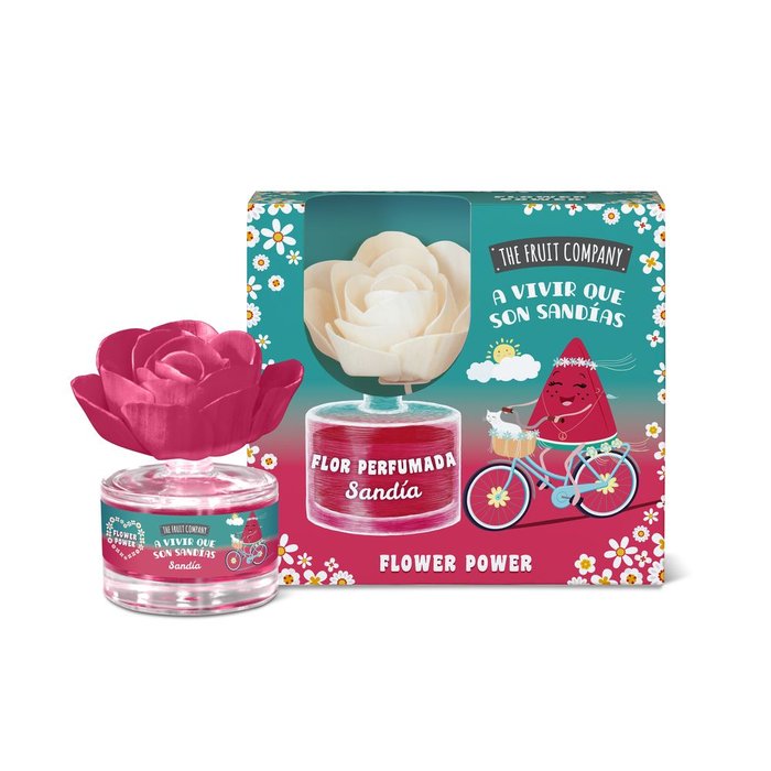 FLOR DIFUSORA FLOWER POWER SANDIA 50ML | THE FRUIT COMPANY | 1 UNIDAD | 8436559718158
