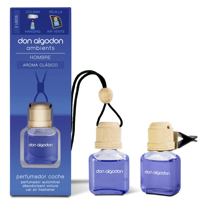 AMBIENTADOR COCHE CLASICO DON ALGODON HOMBRE | DON ALGODON | ENVASE 12 UDS. UNIDAD | 28436559718329 Imagen principal del producto