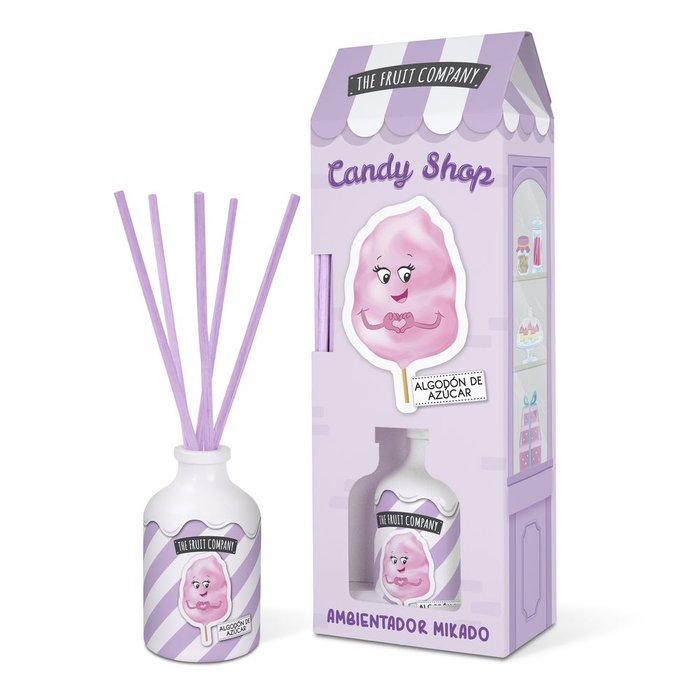 AMBIENTADOR MIKADO ALGODON DE AZUCAR 40ML CANDY TFC | THE FRUIT COMPANY | ENVASE 12 UDS. UNIDAD | 28436559718374 Imagen principal del producto