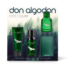 SET HOMBRE FREEDOM COLONIA 30ML+SHOWER GEL+DESOD+CARTERA | DON ALGODON | 1 UNIDAD | 8436559719292