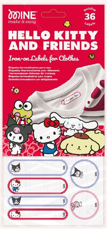Blister 36 Etiquetas Termoadhesivas Hello Kitty Surtidas MINE Imagen principal del producto