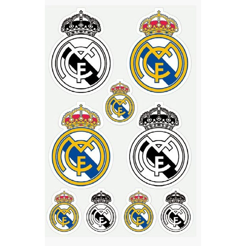 Etiquetas Reflectantes Real Madrid MINE Blister de 9 unidades