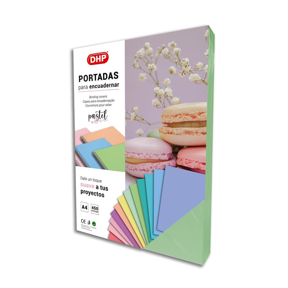 PORTADA PP 0,45 MM A4 9 VERDE PASTEL P/25 | 25 UNIDADES | (DHP COMERPA SLU)