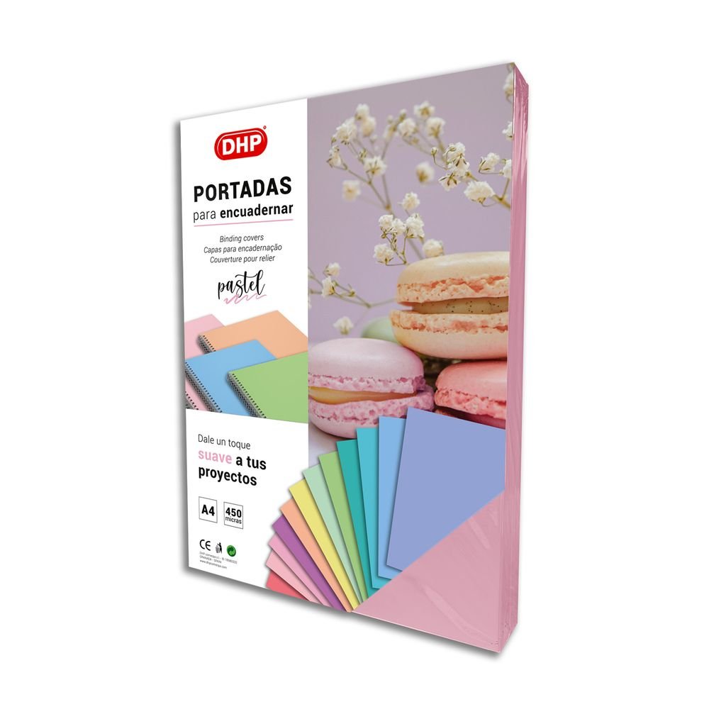 PORTADA PP 0,45 MM A4 61 ROSA PASTEL P/25 | 1 UNIDADES | (DHP COMERPA SLU)