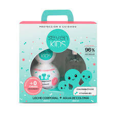 ESTUCHE AGUA DE COLONIA 250ML + GEL CHAMPU 400ML SEVEN KIDS | NATUAROMATIC GEL Imagen principal del producto
