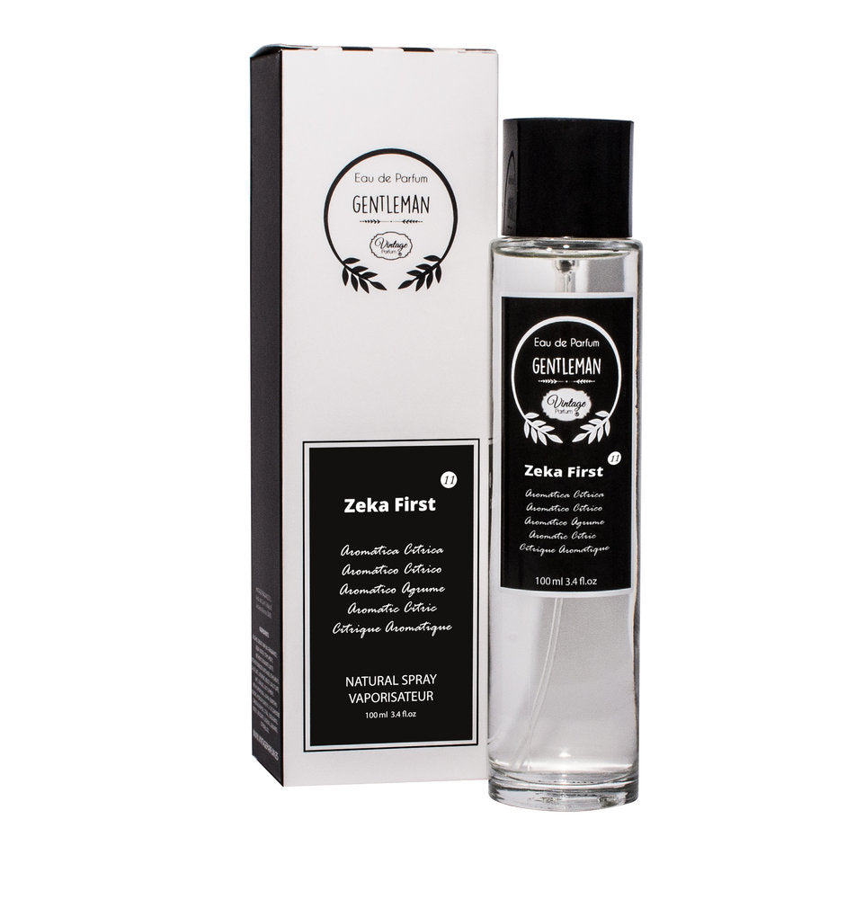 PERFUME MASCULINO 100ML VINTAGE ZEKA FIRST | NATUAROMATIC GEL | 1 UNIDAD | 8436585488476