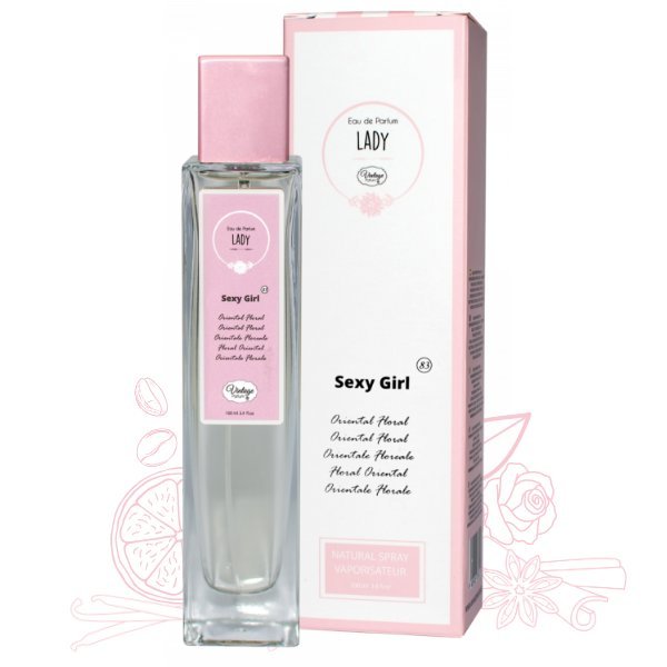 Perfume Femenino 100ml Vintage Sexy Girl NATUAROMATIC GEL