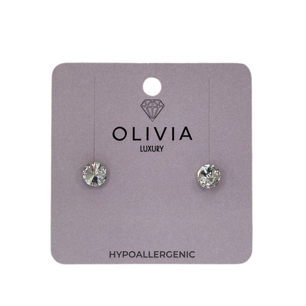 PENDIETES RIVOLI 7 HIPOALERGNENICO CON CRYSTAL CRYSTAL | OLIVIA LUXURY | 1 UNIDAD | 8436589362963